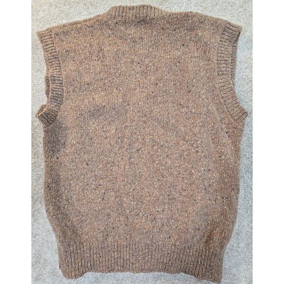Anderson Little Vintage Wool Blend Sweater Vest Pullover Tan USA Made Women's M - Picture 7 of 7